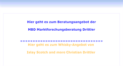 Desktop Screenshot of drittler.de